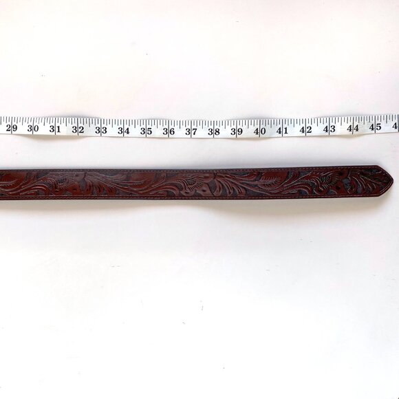 NEW Mission Western Collection Cowboy Leather Men's Belt - Picture 7 of 10